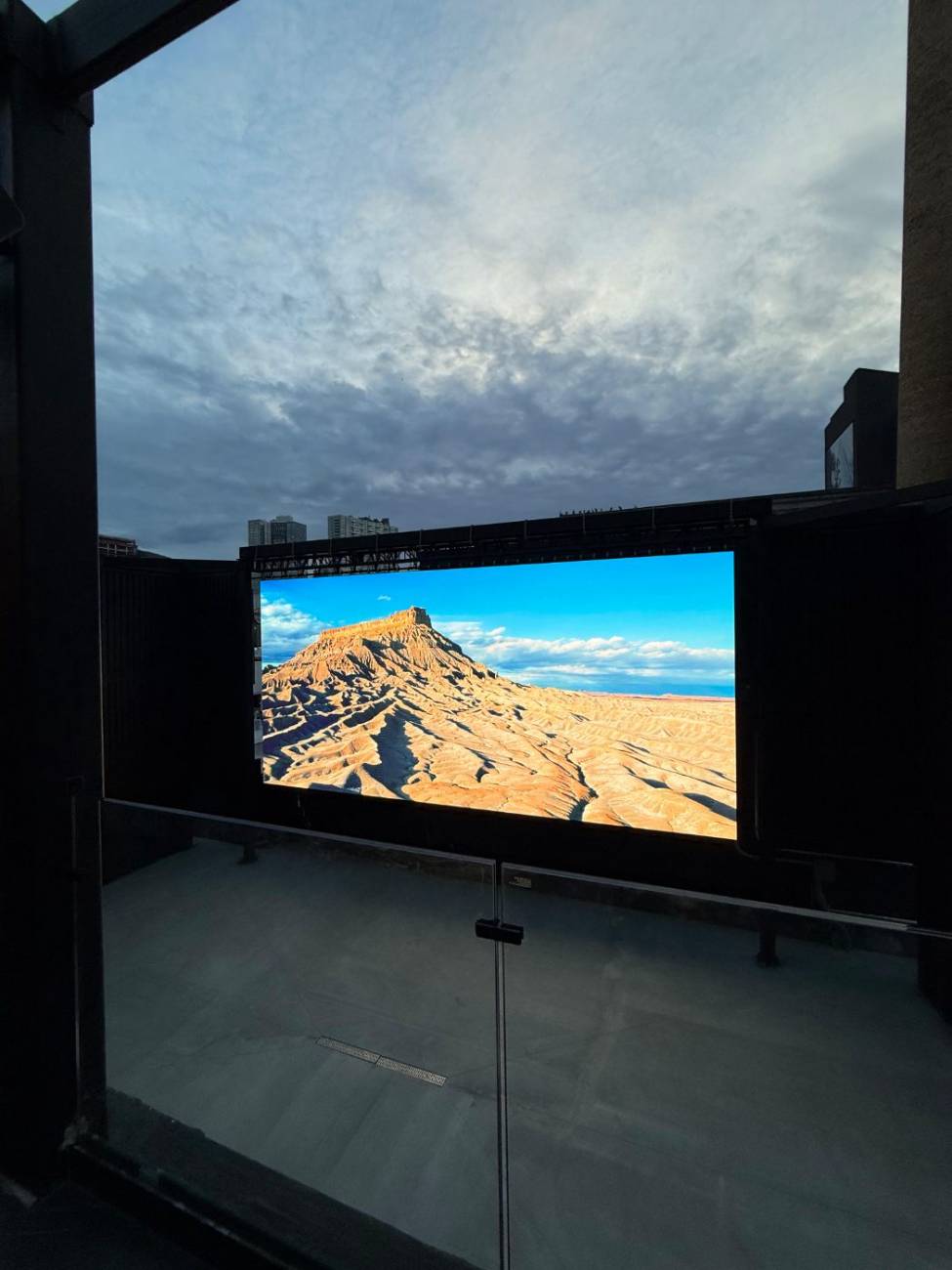 A film playing on the Arena screen